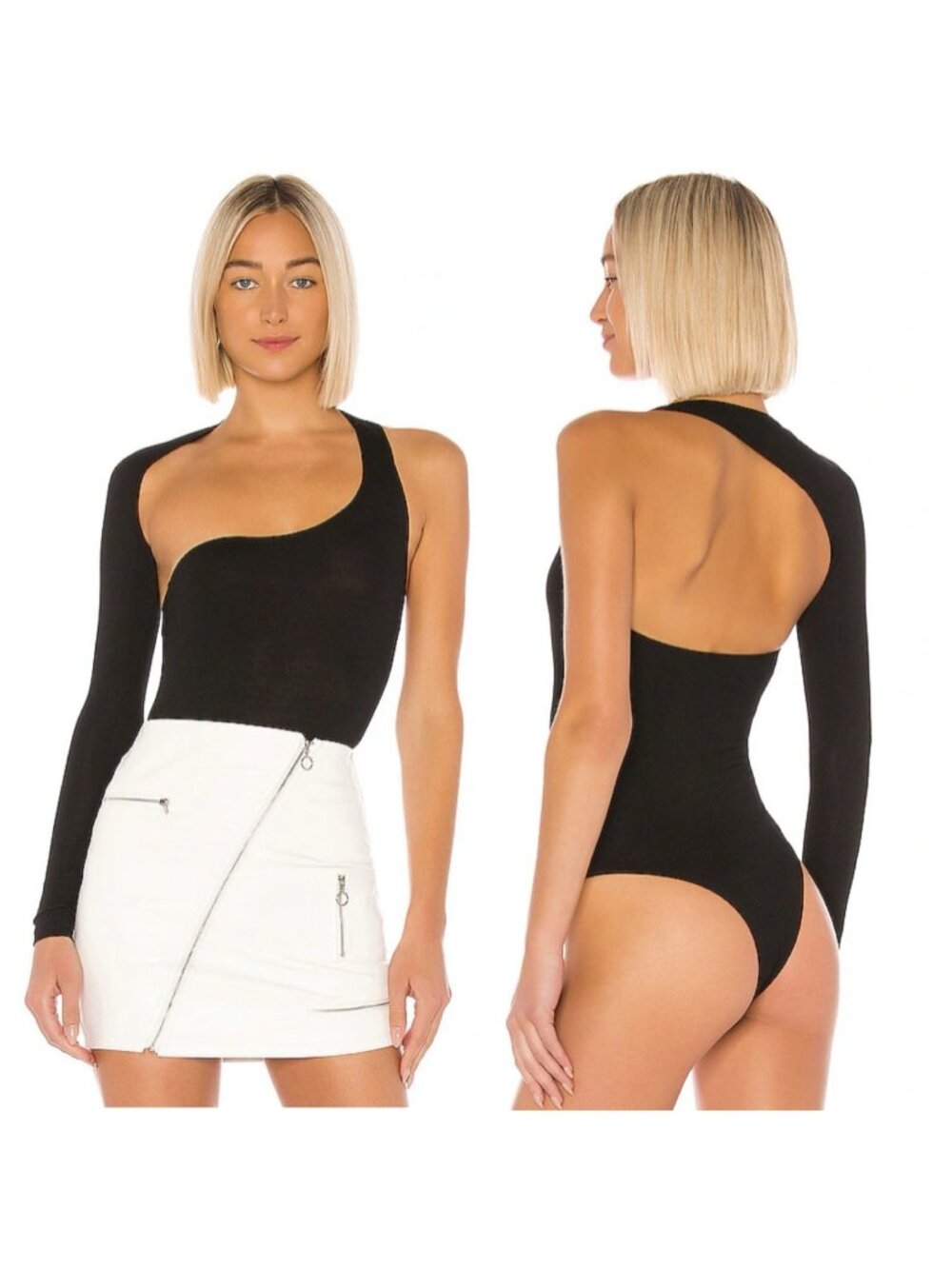 superdown Alessandra Bodysuit in Black